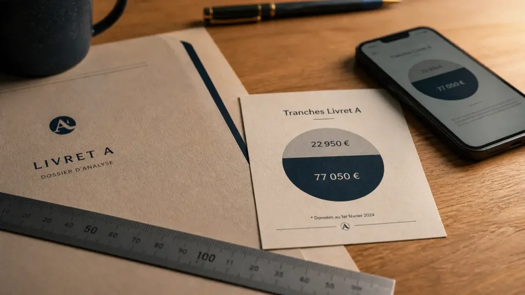 livret a sup : 22 950 € puis tranche fiscalisée