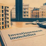 Pourquoi investir dans l immobilier : maquette immeuble et dossier investissement immobilier