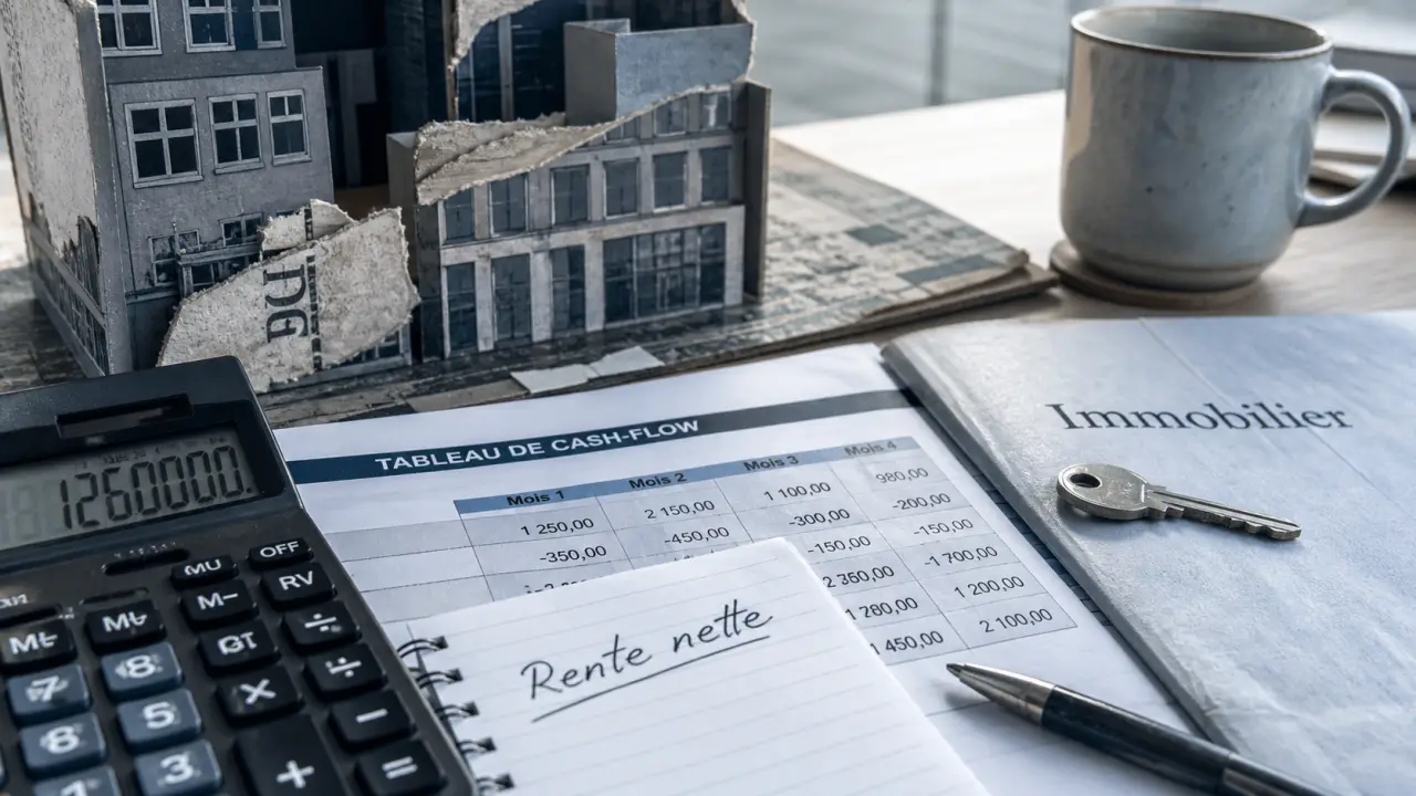 Rentier en immobilier : cash-flow et fiscalité déterminent la rente nette