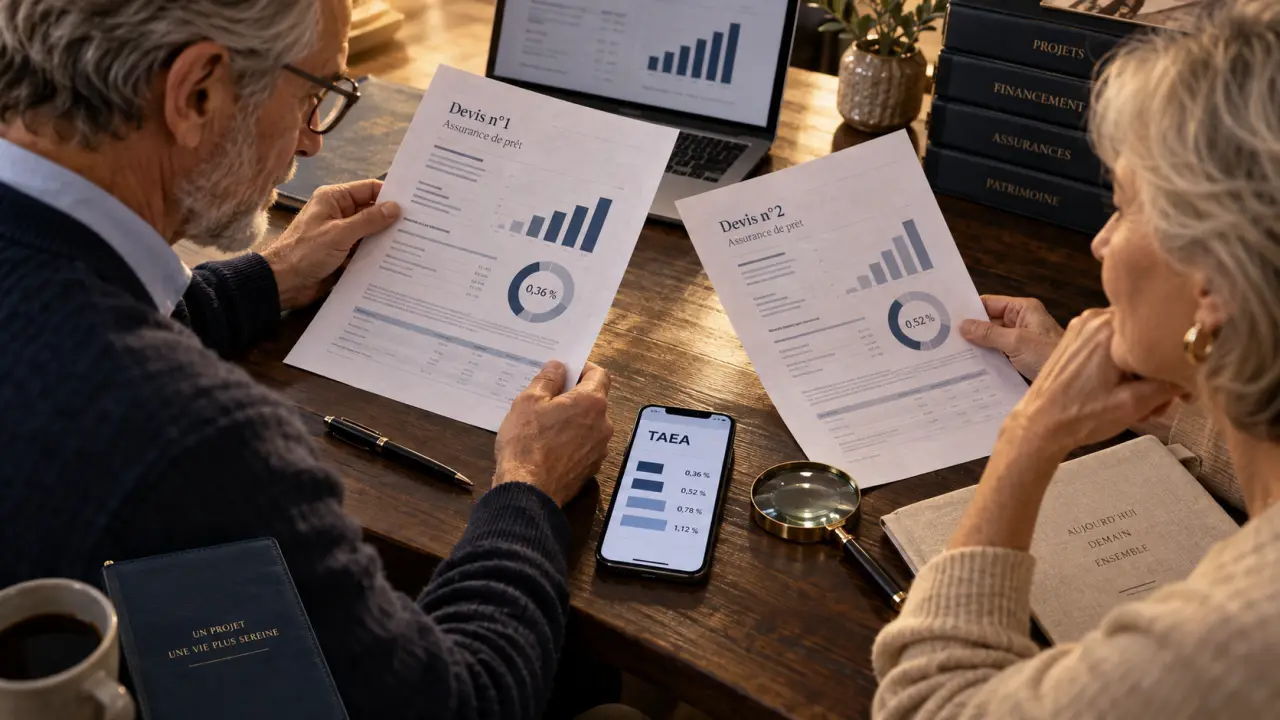 Assurance pret immobilier senior comparatif : TAEA après 65 ans