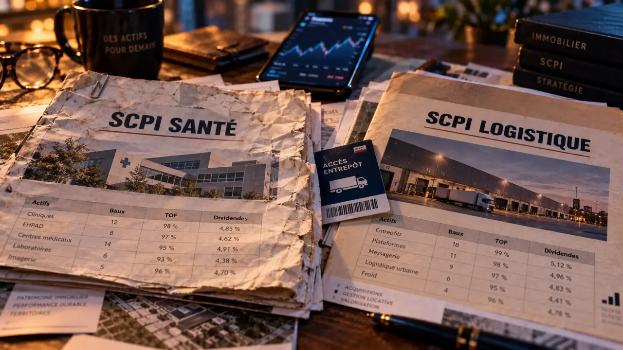 SCPI sante logistique : dossier et baux longs, pas de garantie capital